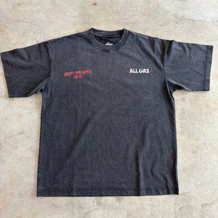 Breaking Parts Tour // Black Oversized Acid Wash