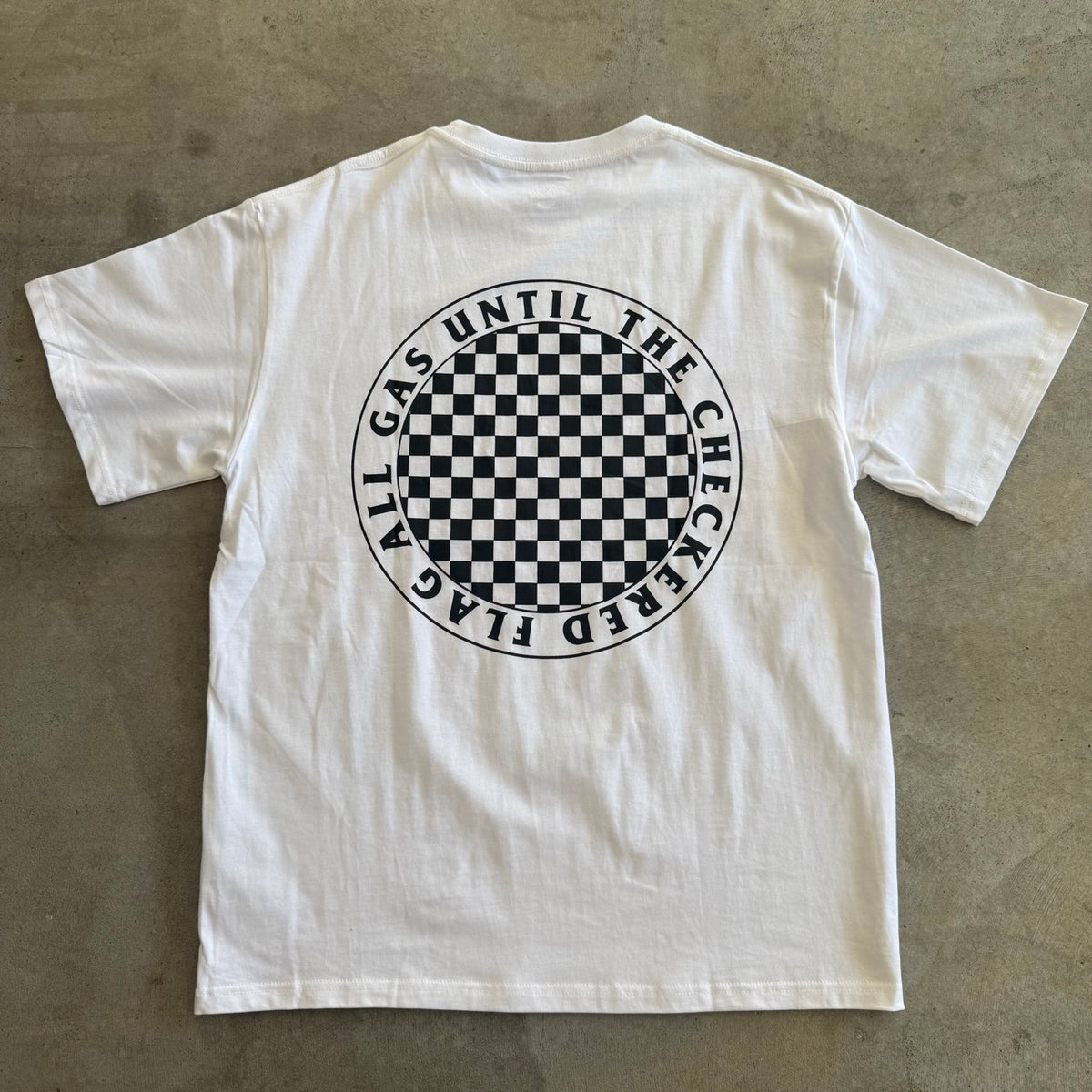 Until The Checkered Flag // White