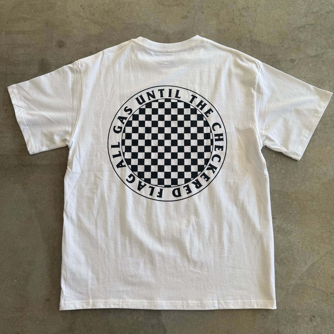 Until The Checkered Flag // White