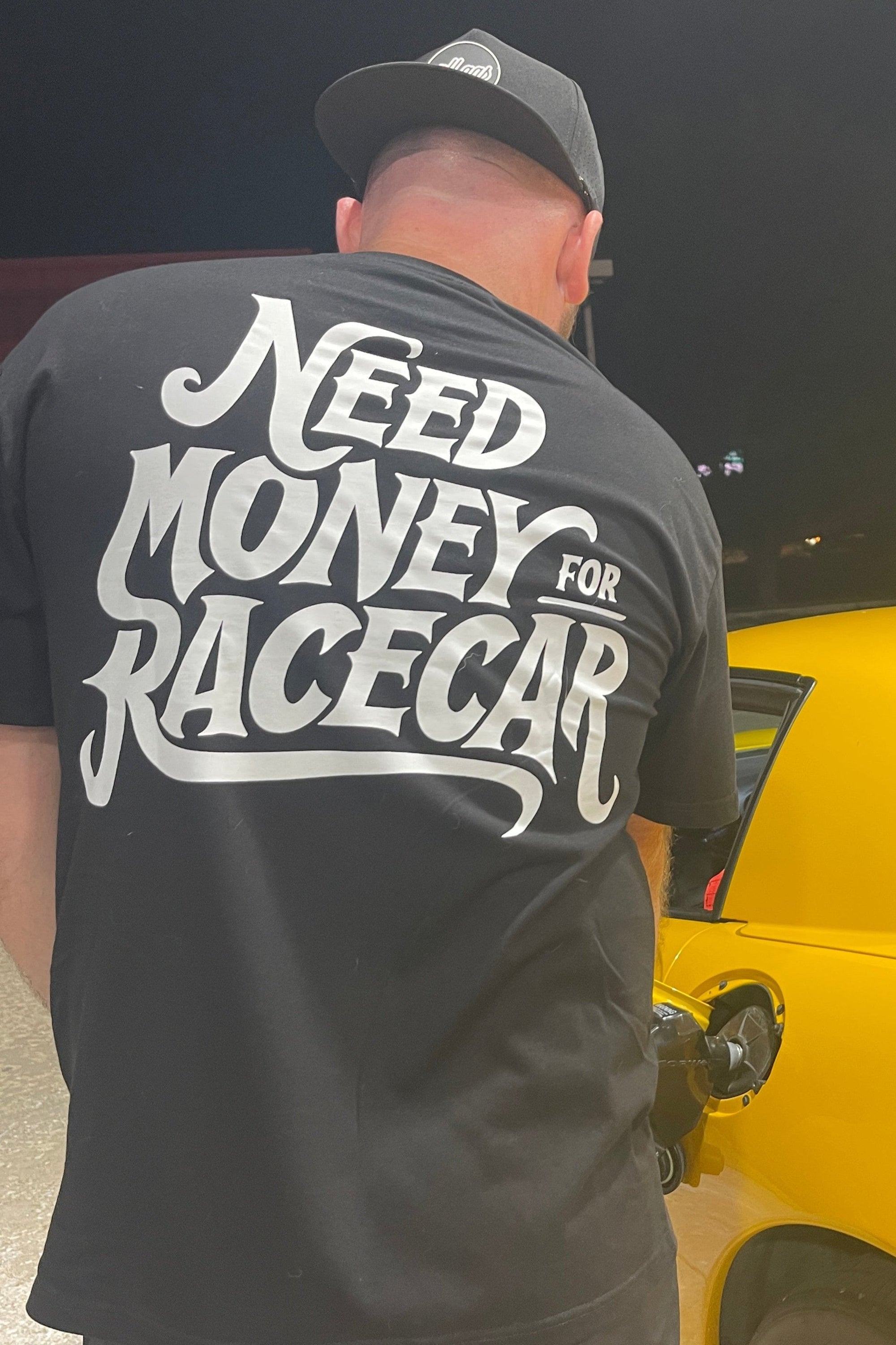 Need Money for Racecar // White